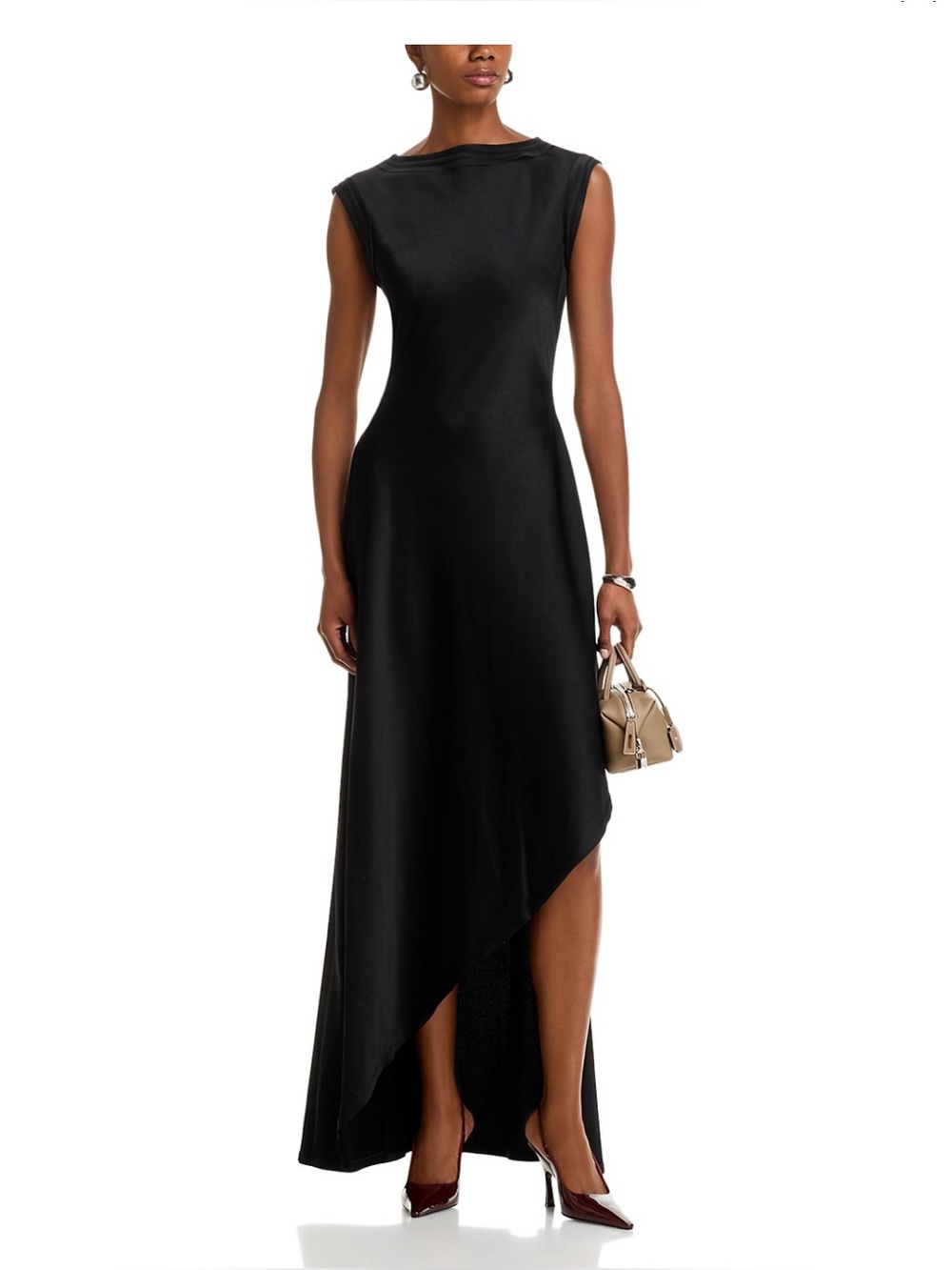 Jason Wu collection Crepe Back Satin Asymmetrical Gown